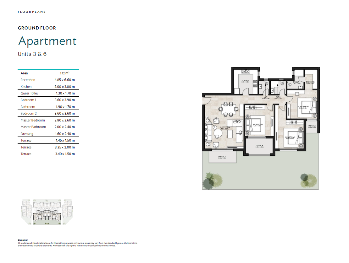 Floor plan for apartment at Garden Lakes