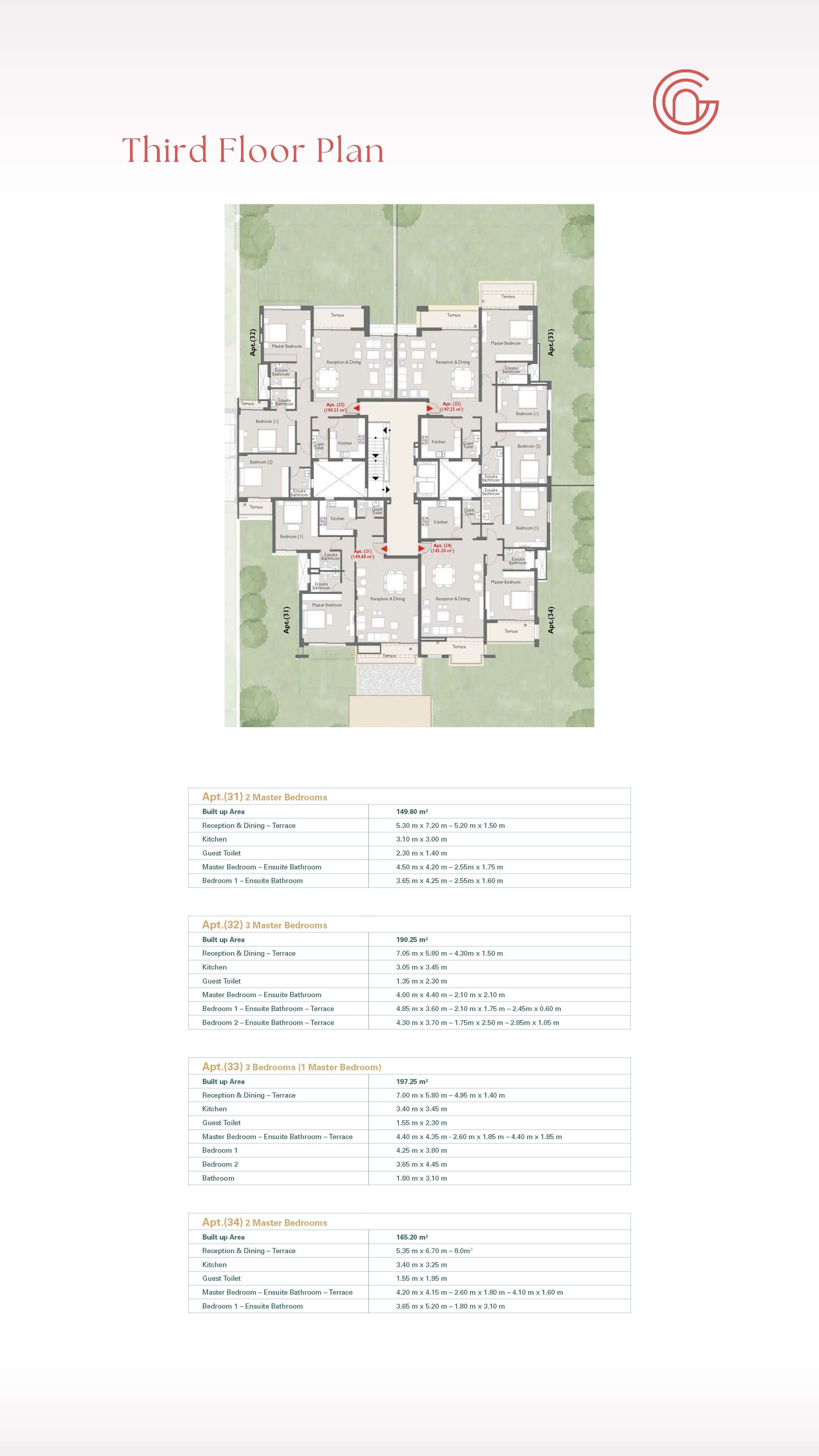Floor plan for apartment at Capital Gardens
