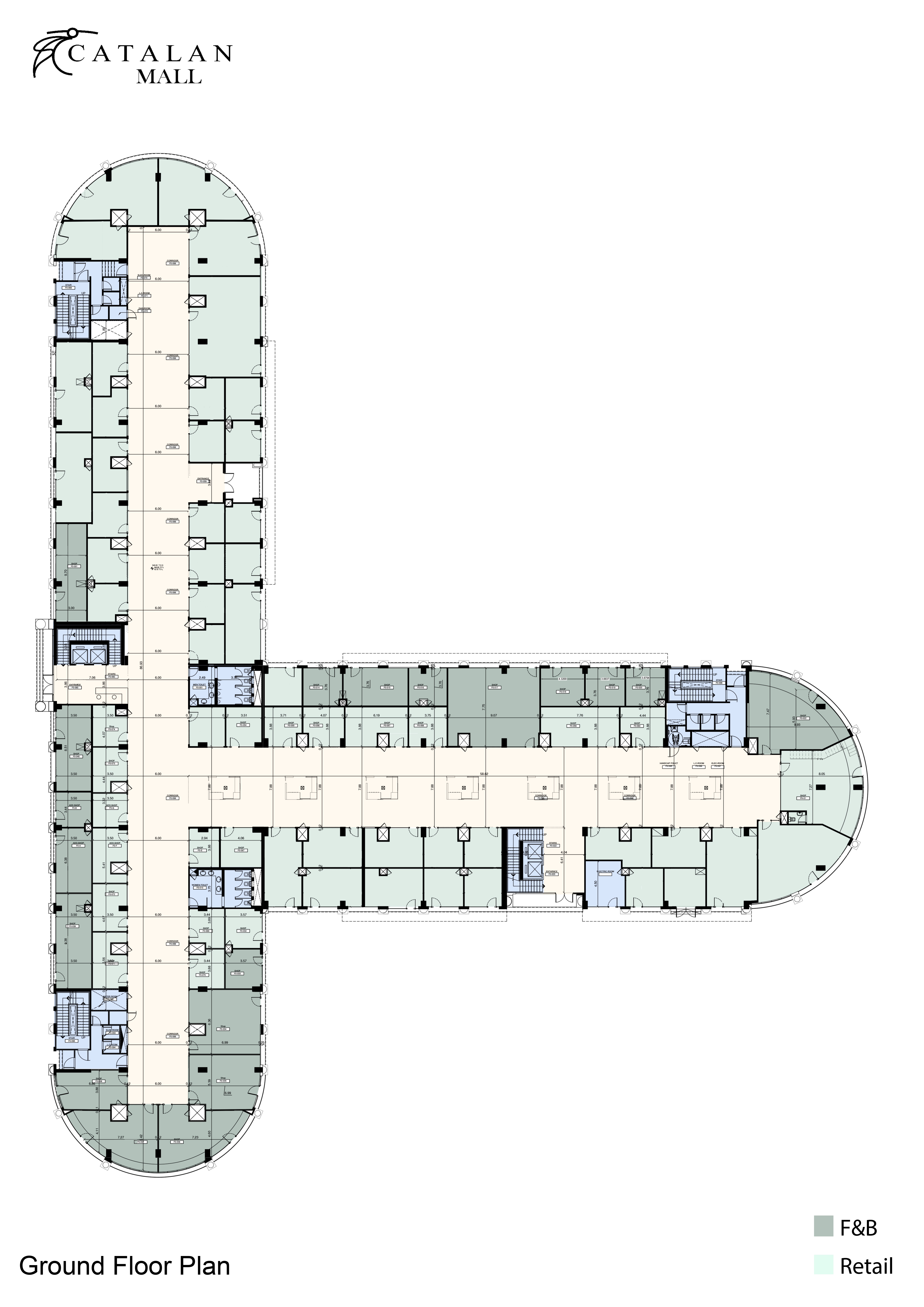 Floor plan for  at Catalan Mall