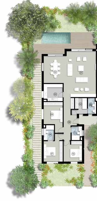 Floor plan for apartment at ZED East