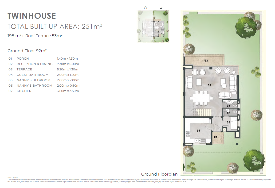 Floor plan for  at Il Bosco New Capital