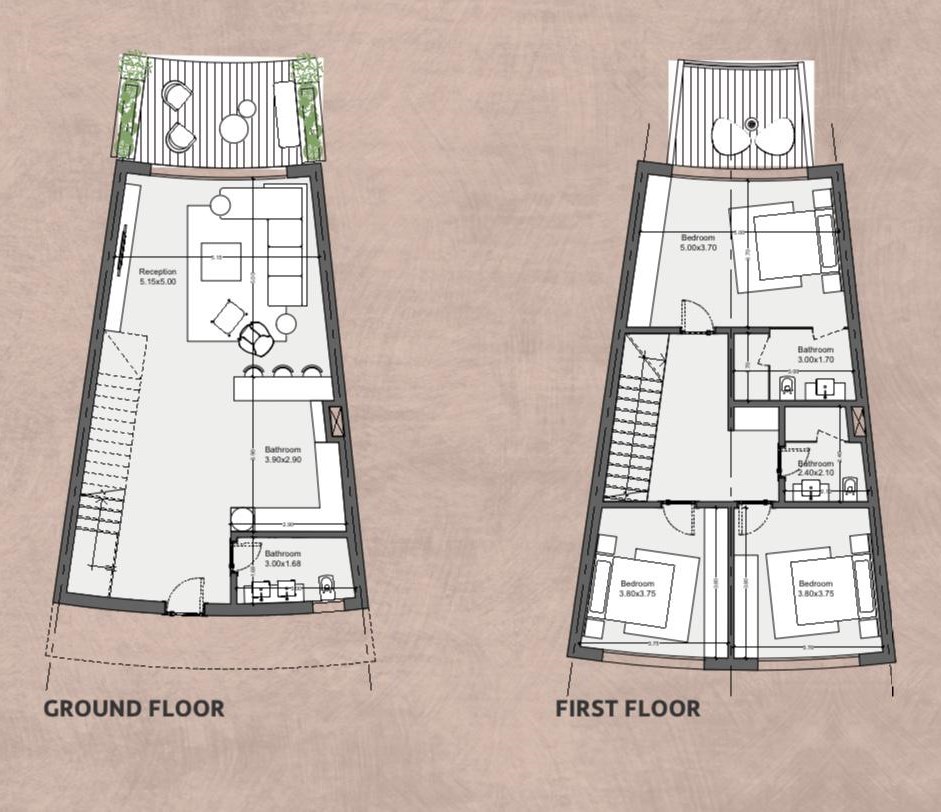 Floor plan for  at Seashell Ras El Hekma