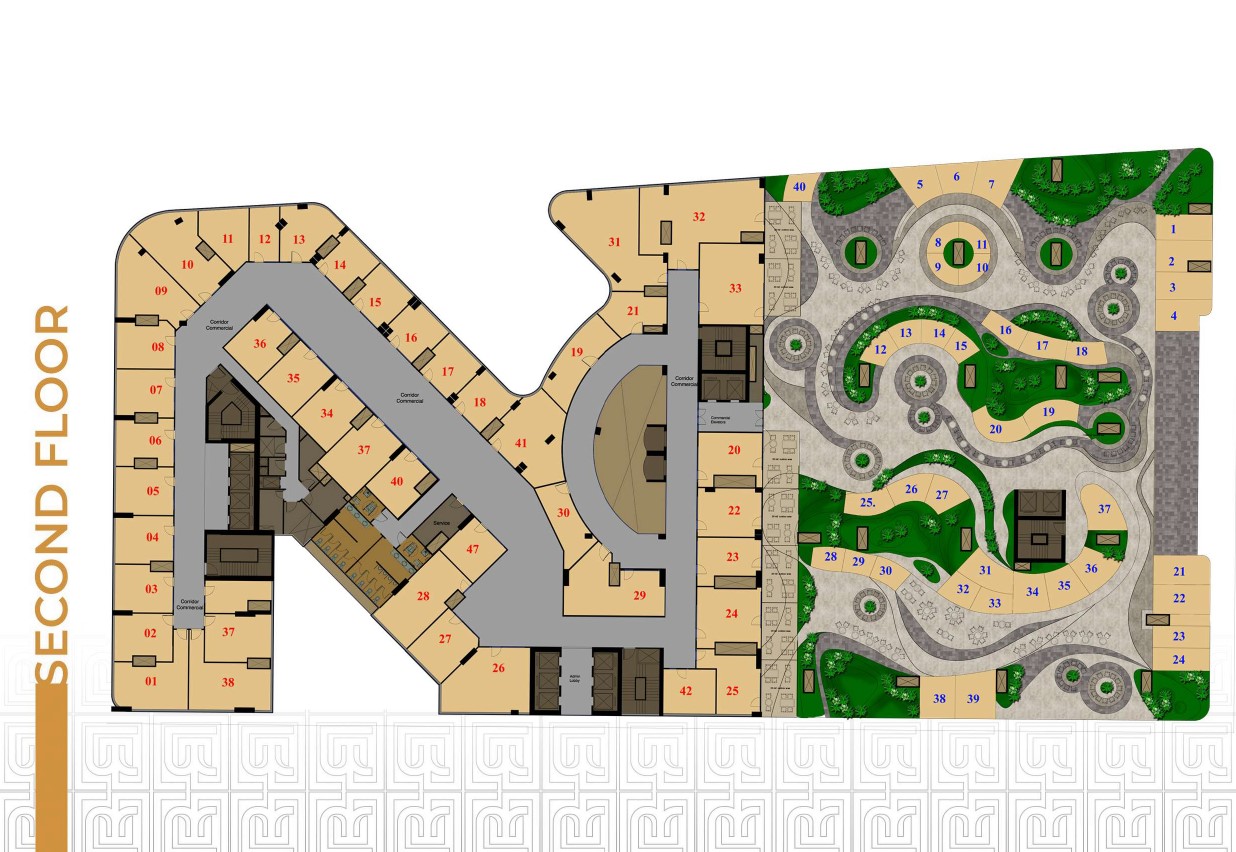 Floor plan for  at Moonreal Tower