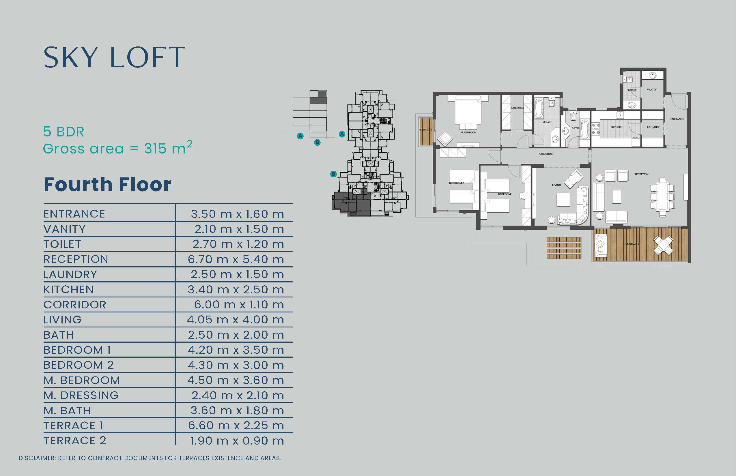 Floor plan for penthouse at Mountain View iCity October