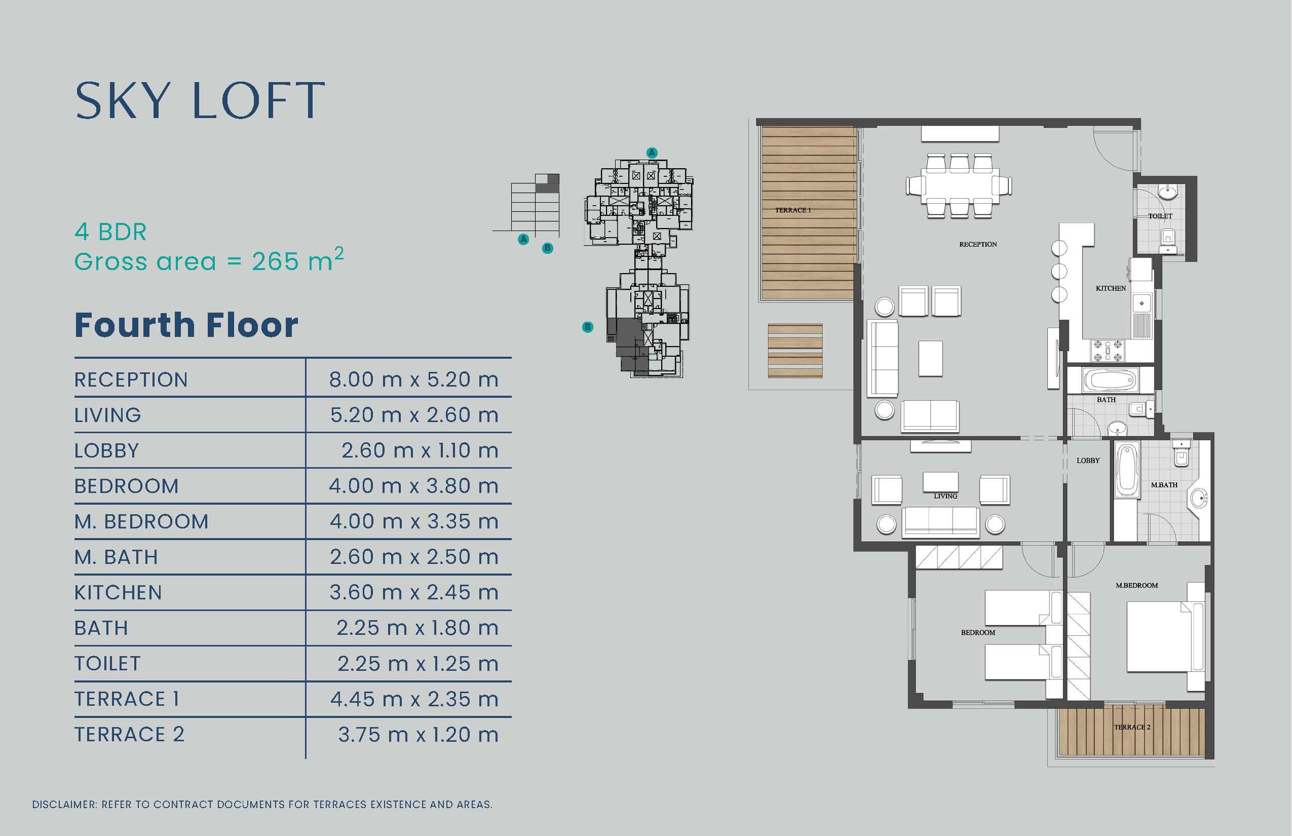 Floor plan for penthouse at Mountain View iCity October