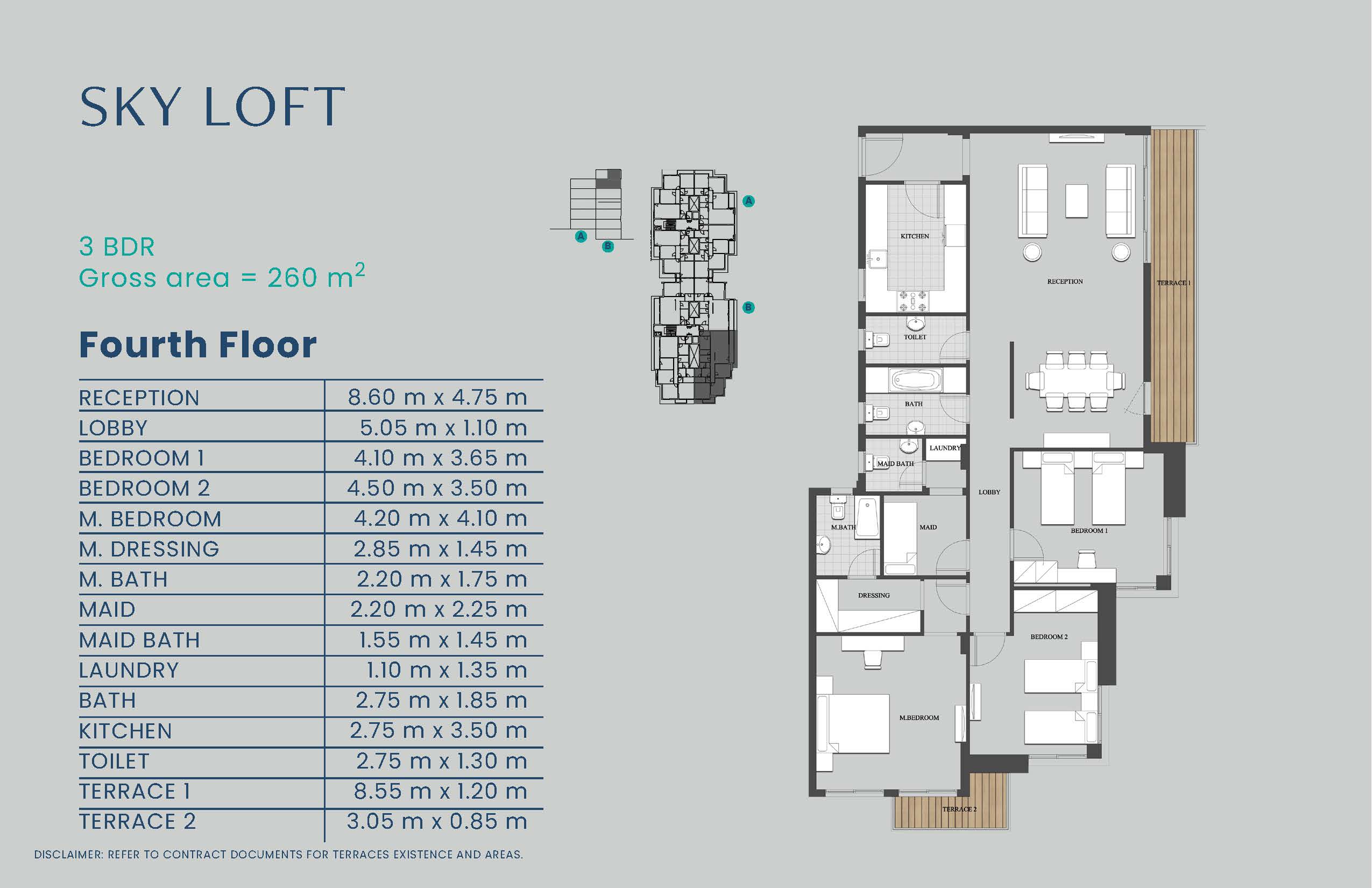 Floor plan for penthouse at Mountain View iCity October