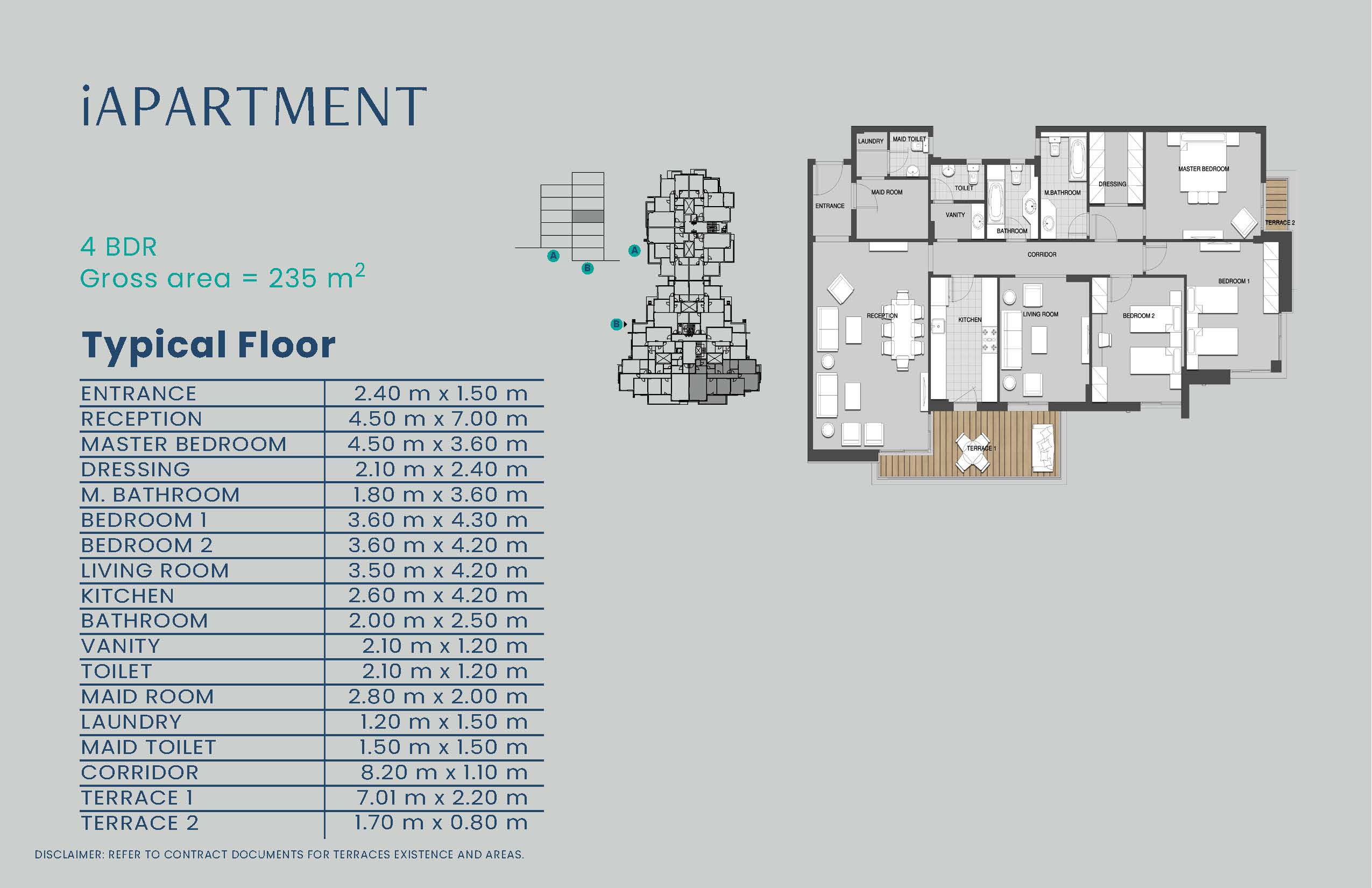 Floor plan for apartment at Mountain View iCity October