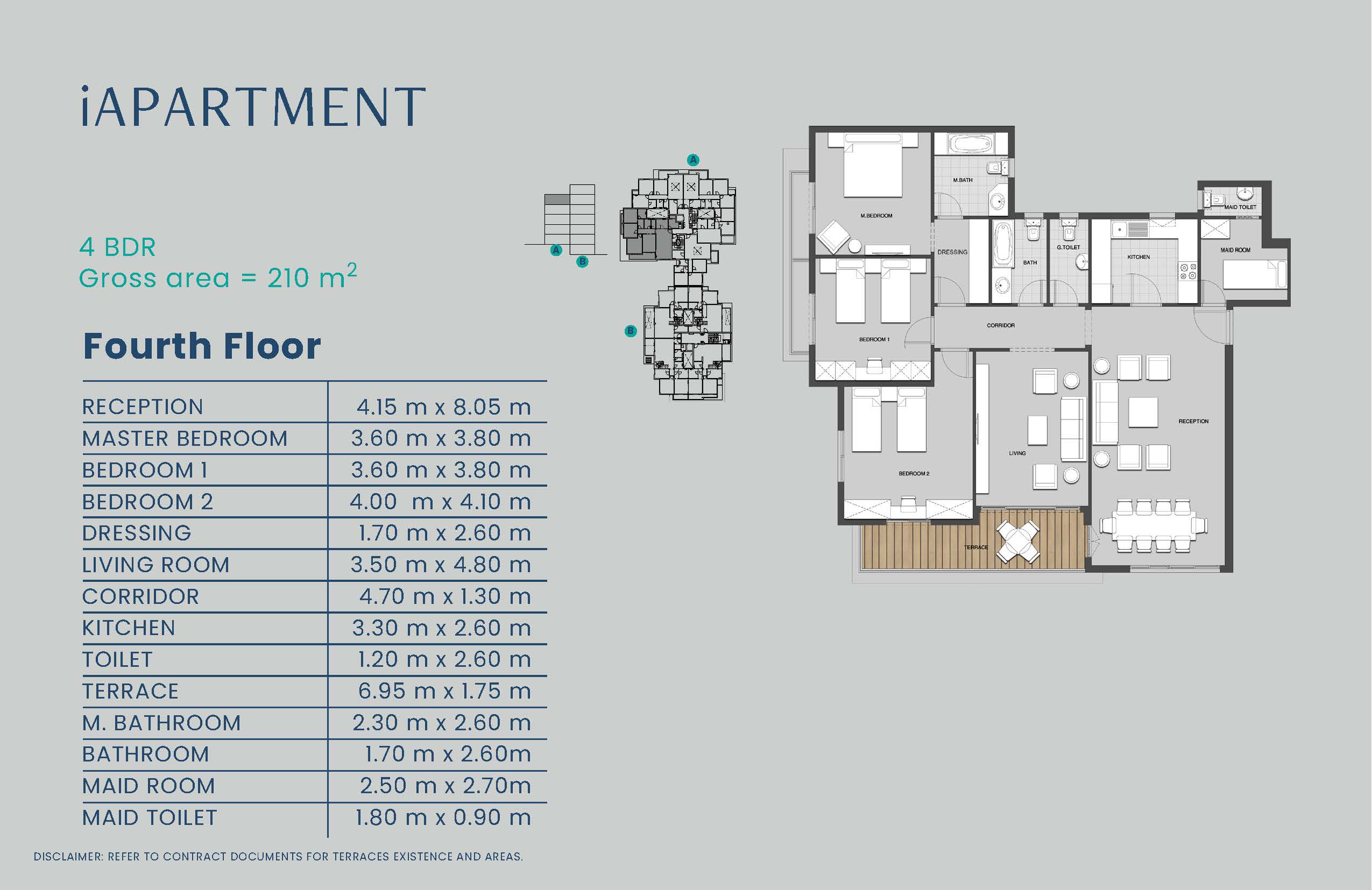 Floor plan for apartment at Club Park - ICity October