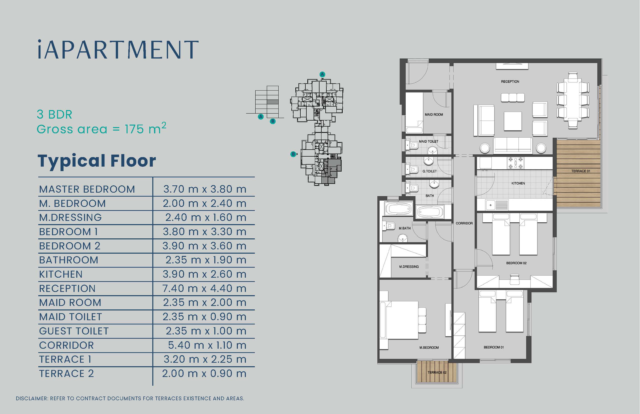 Floor plan for apartment at Mountain View iCity October