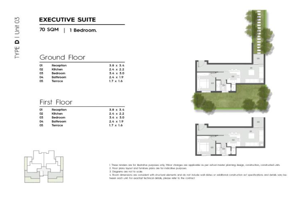 Floor plan for chalet at The Groove