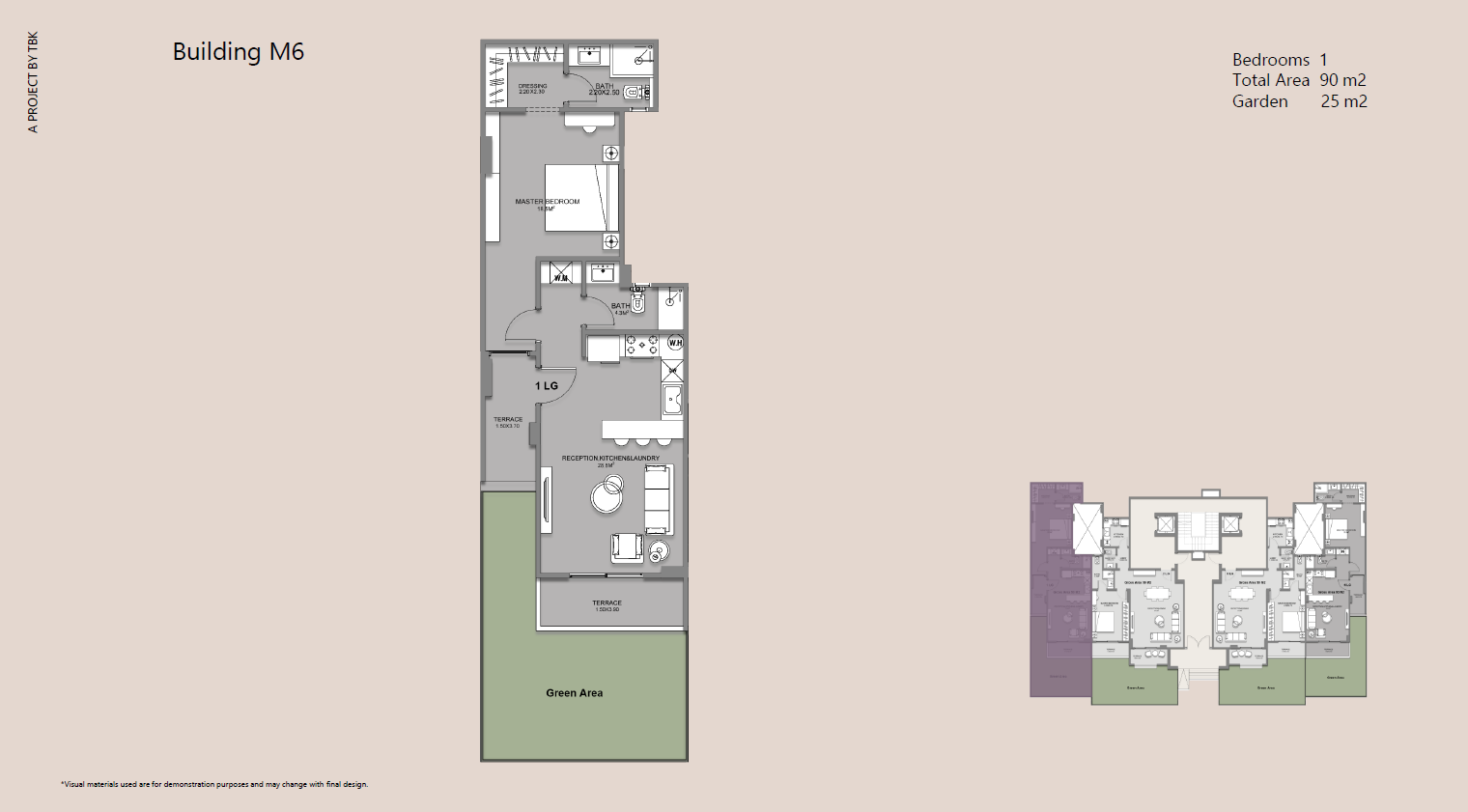 Floor plan for apartment at Ninety Avenue