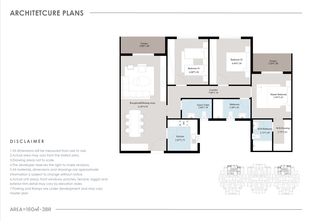 Floor plan for apartment at Acasa Mia