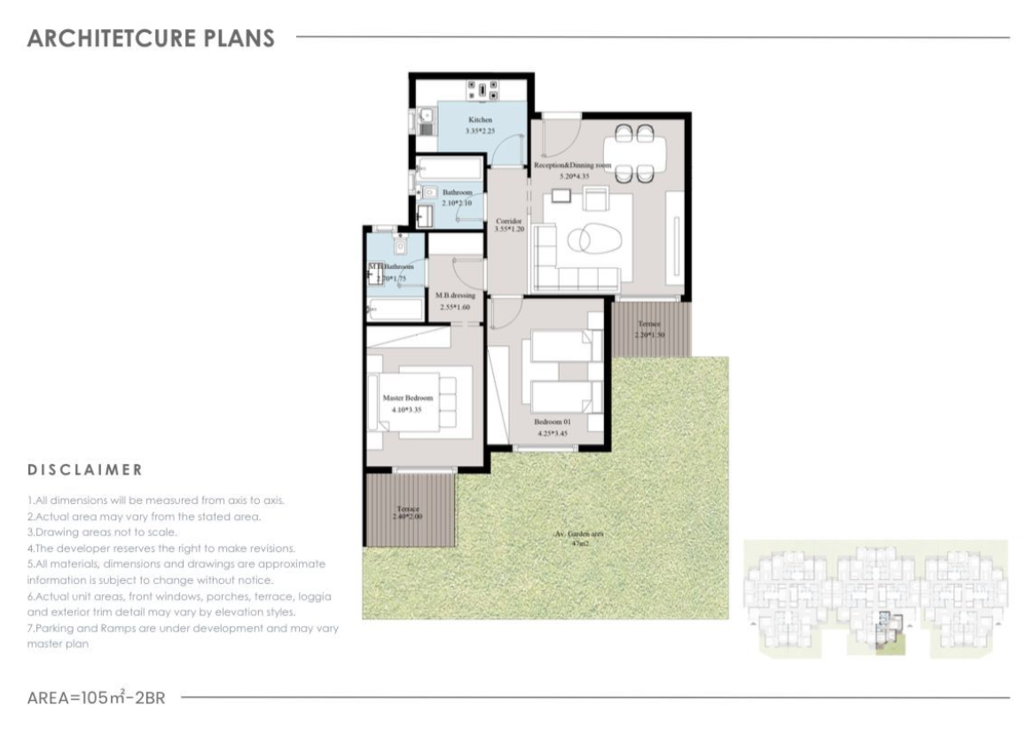 Floor plan for apartment at Acasa Mia