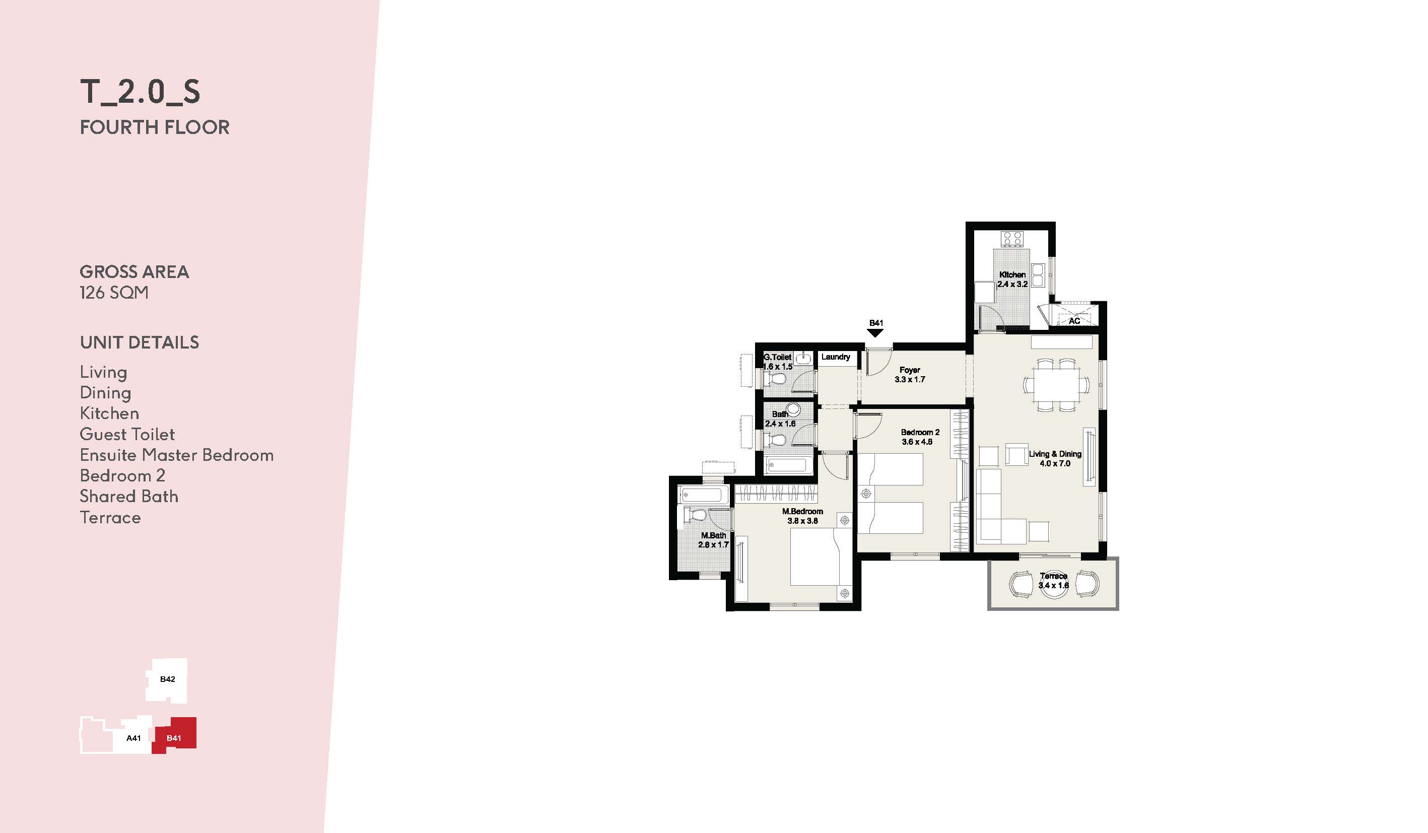 Floor plan for apartment at D Parks New Cairo