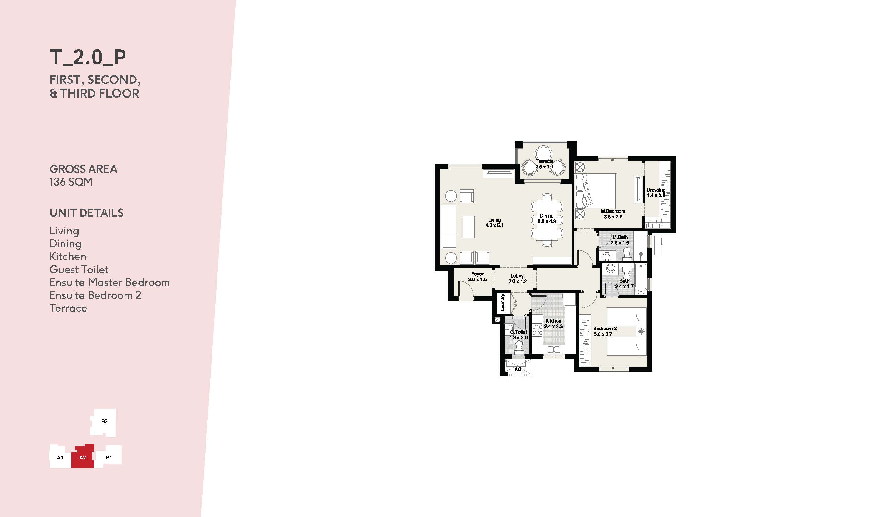 Floor plan for apartment at DISTRICT 5