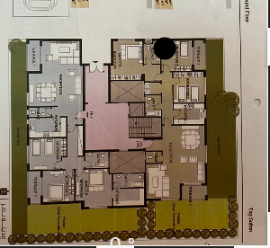 Floor plan for apartment at Taj City