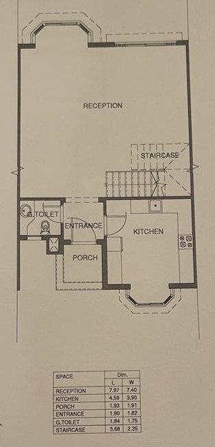 Floor plan for townhouse at Mountain View Chillout Park