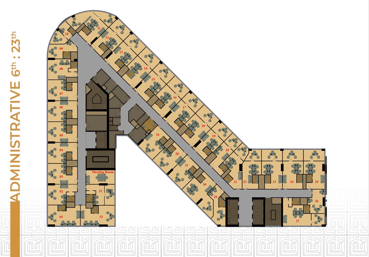 Floor plan for  at Moonreal Tower