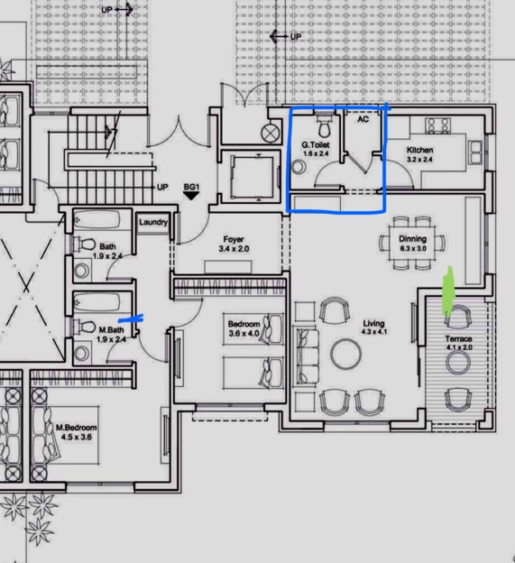 Floor plan for apartment at DISTRICT 5