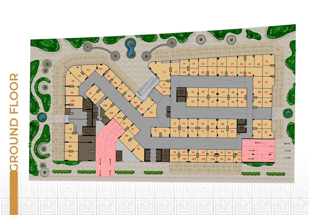 Floor plan for  at Moonreal Tower