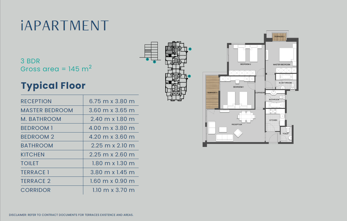 Floor plan for apartment at Mountain View iCity October