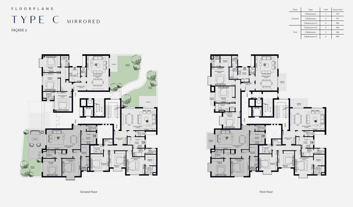 Floor plan for apartment at O West Orascom