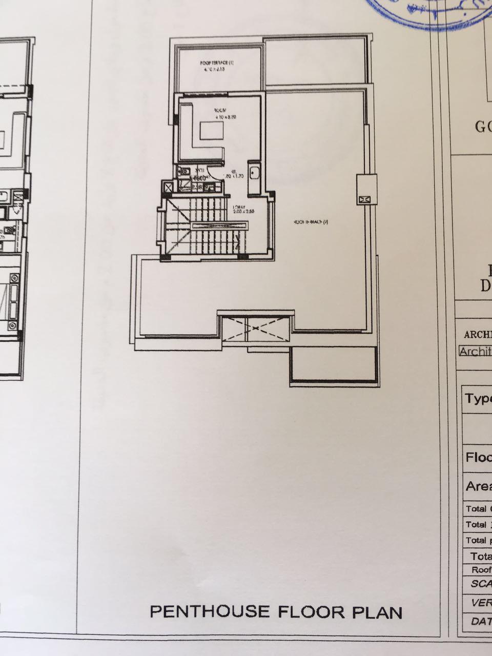 Floor plan for villa at Palm Hills Golf Views