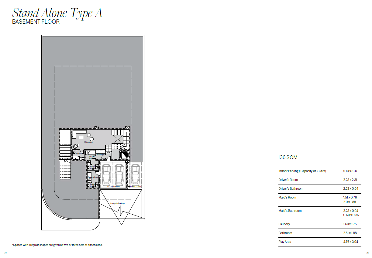 Floor plan for villa at The Waterway Villas