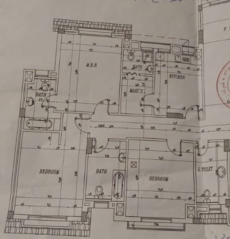 Floor plan for apartment at Casa