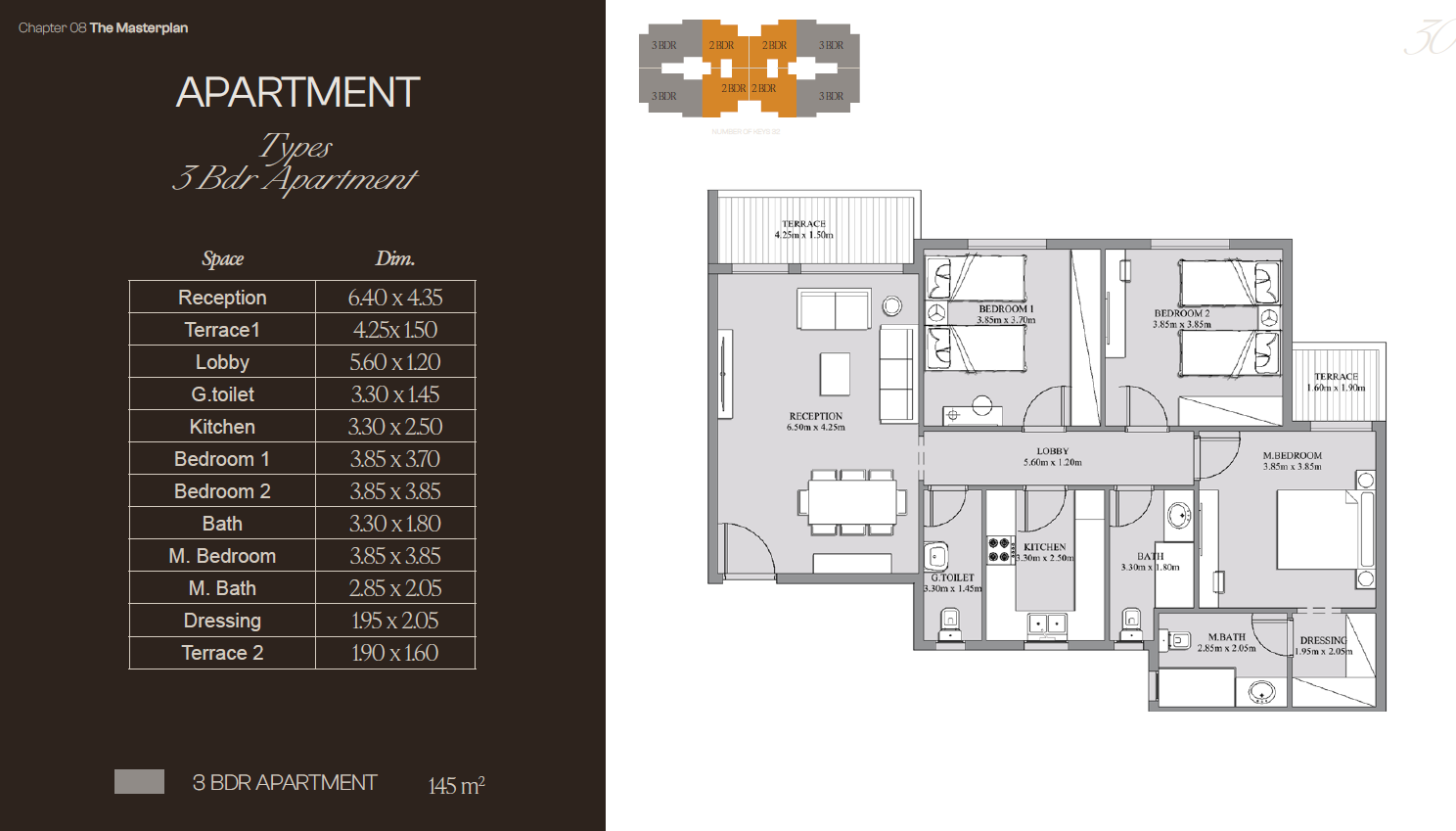 Floor plan for apartment at Lugar