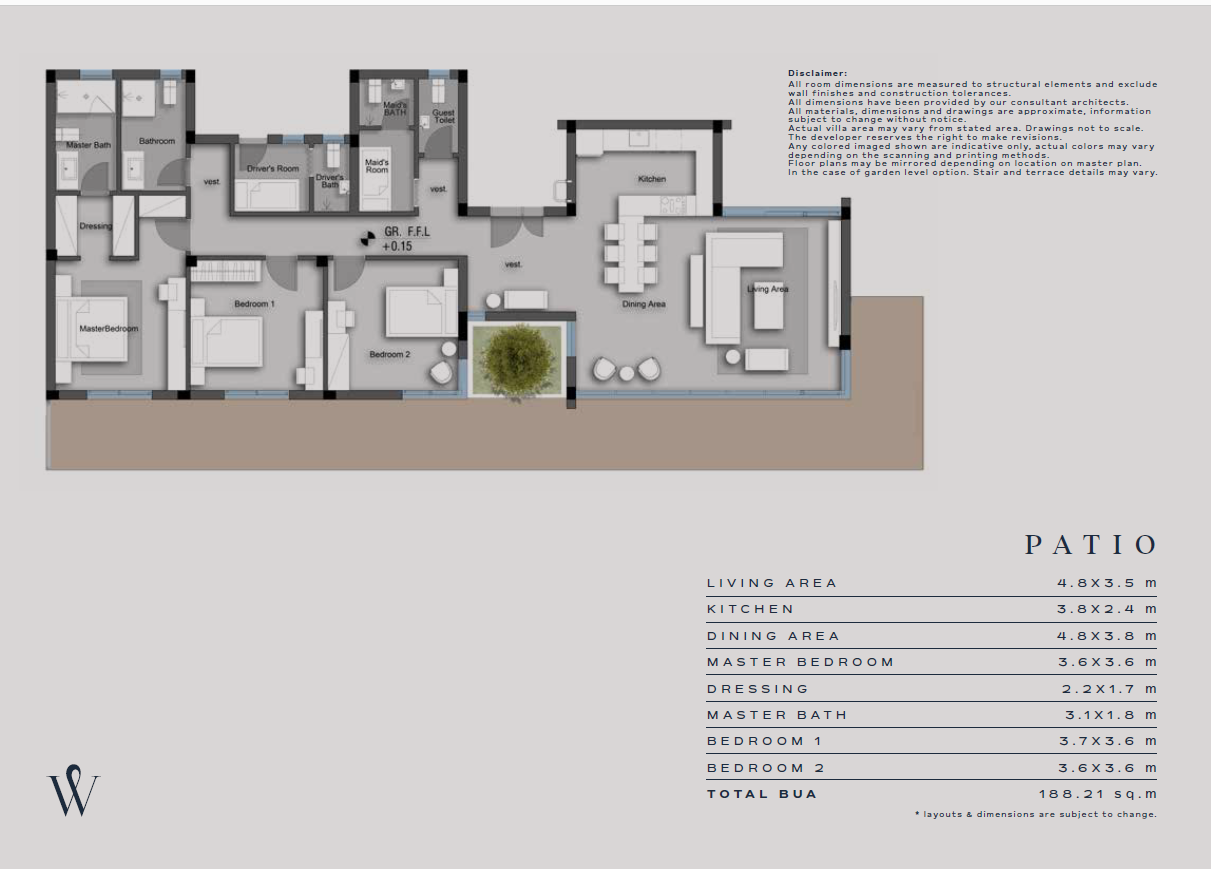 Floor plan for  at Wadi Soma