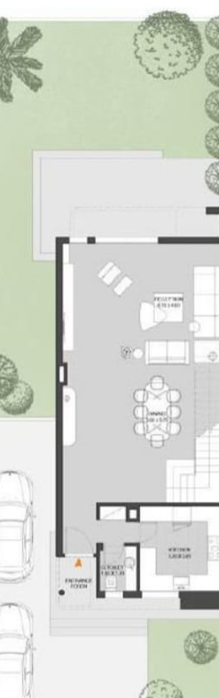 Floor plan for townhouse at O West Orascom