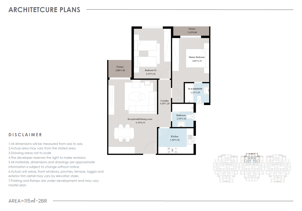 Floor plan for apartment at Acasa Mia