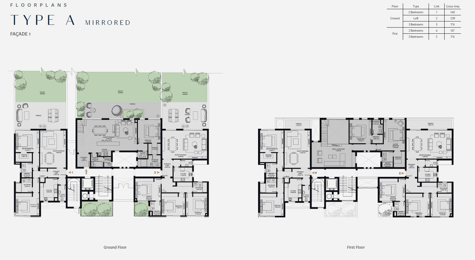 Floor plan for apartment at O West Orascom