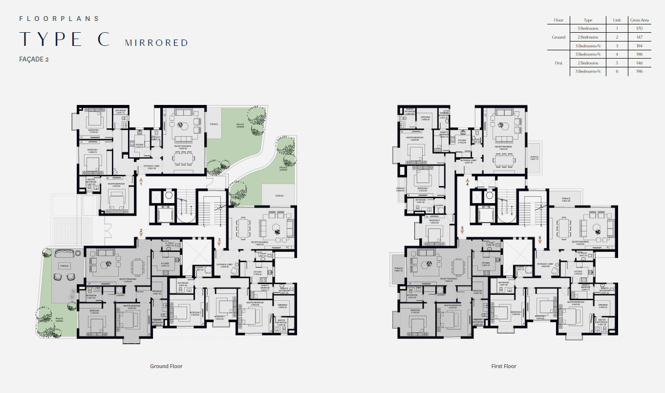 Floor plan for apartment at O West Orascom