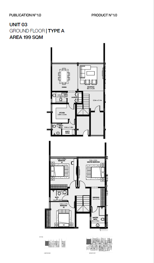 Floor plan for duplex at Nmq
