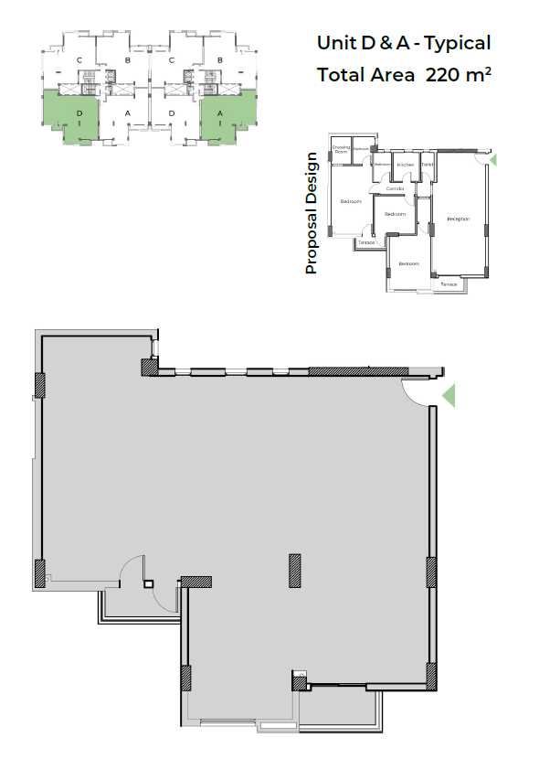 Floor plan for apartment at Capital Heights 1