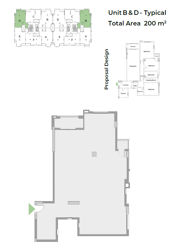 Floor plan for apartment at Capital Heights 1