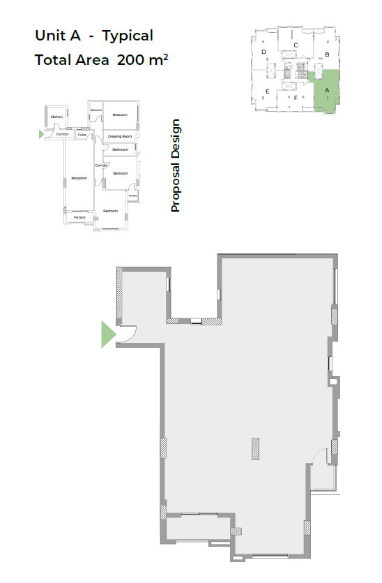 Floor plan for apartment at Capital Heights 1