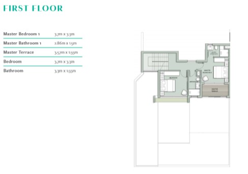 Floor plan for  at Il Monte Galala
