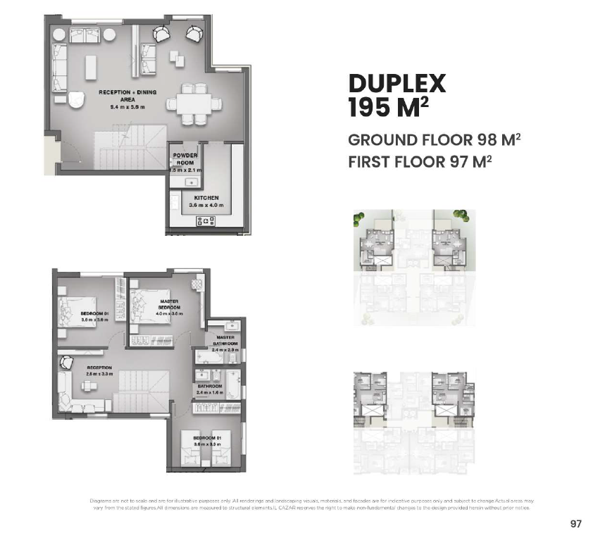 Floor plan for duplex at Creektown