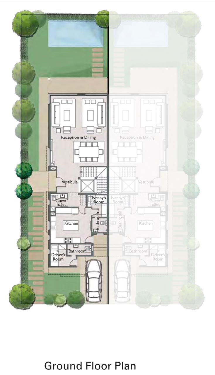 Floor plan for  at Palm Hills New Cairo