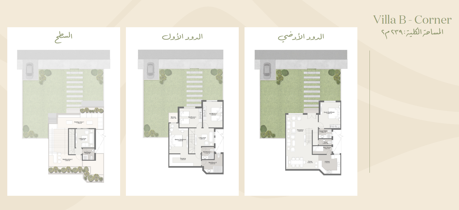 Floor plan for duplex at Sarai