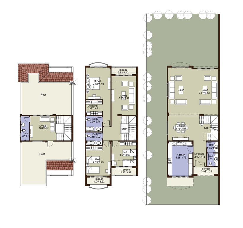 Floor plan for  at El Patio 5 East