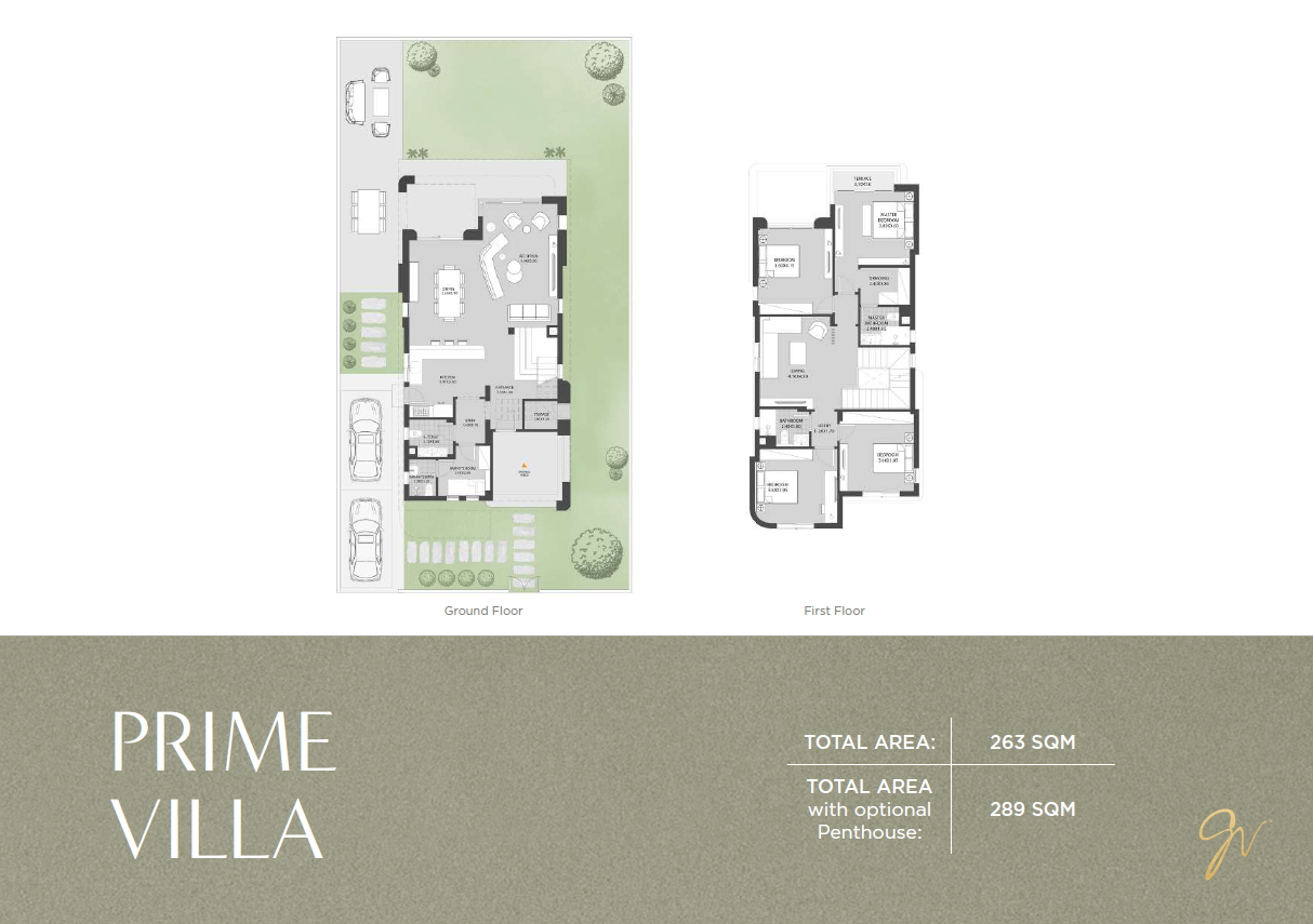Floor plan for villa at O West Orascom