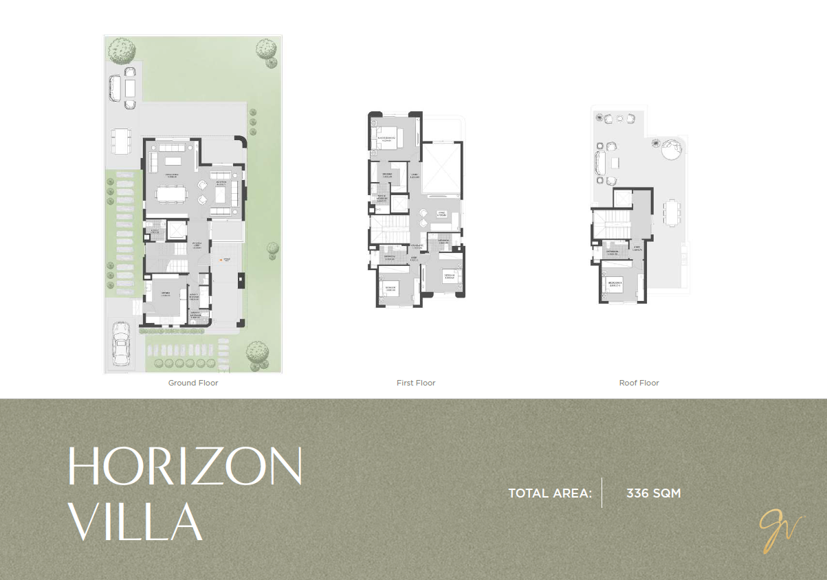 Floor plan for villa at O West Orascom