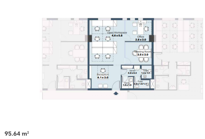 Floor plan for  at Podium  Cairo Festival City Admin Buildings