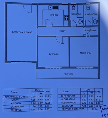 Floor plan for apartment at Mountain View iCity October