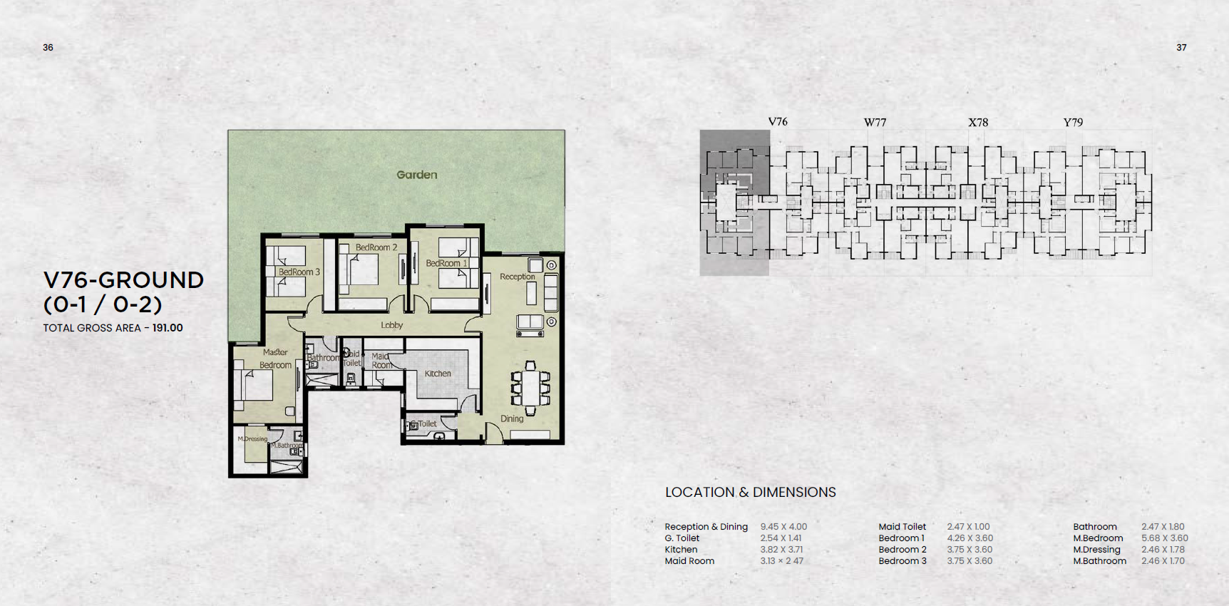 Floor plan for apartment at Azad Views