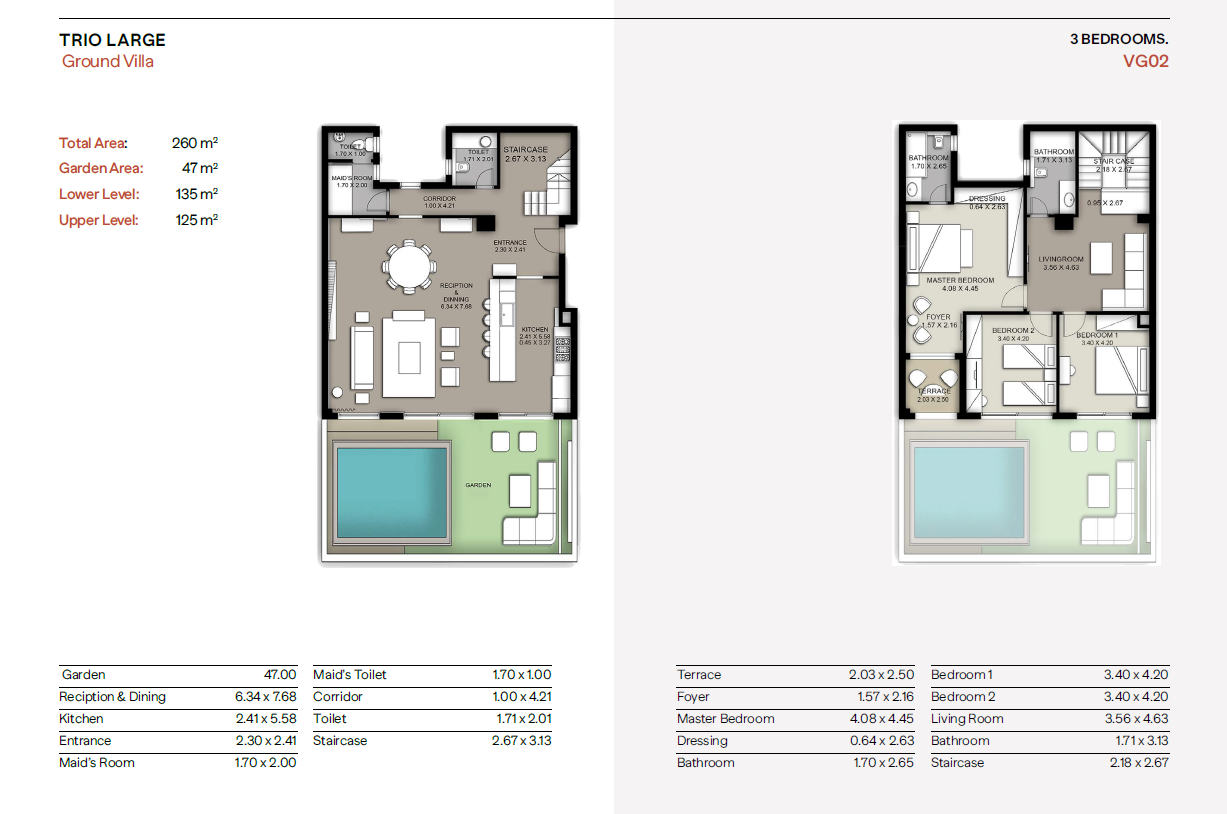 Floor plan for apartment at Trio